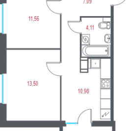 Продажа 2-комн квартиры в новостройке Пушкин г., 1-я линия, территория Лесное, к. 2.2 Продажа 2-комн квартиры в новостройке Пушкин г., 1-я линия, территория Лесное, к. 2.2