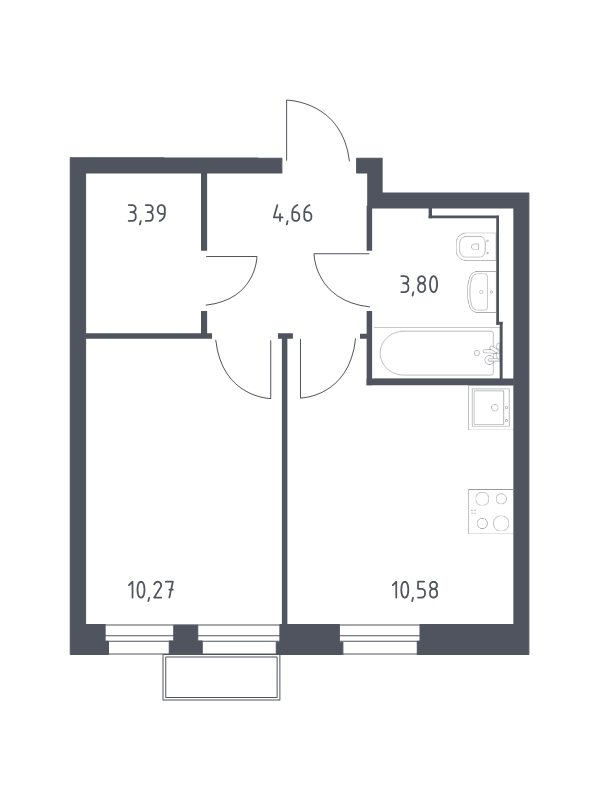 Продажа 1-комн квартиры в новостройке Мякинино д., 4-я Мякининская ул.,  к. 2