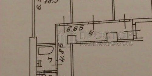 3-комн квартира Новозаводская улица, 25К4