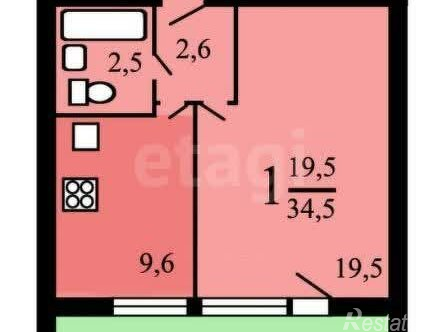 Продажа 1-комн квартиры на вторичном рынке ул Тучковская,  д. 2