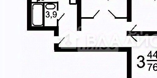 3-комн квартира 15-я Парковая улица, 47К1