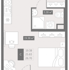 Продажа студии Шушары п., Московское ш., к. 7 Продажа студии Шушары п., Московское ш., к. 7