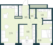 Продать Квартиры в новостройке Санкт-Петербург г., Александра Грина б-р   4