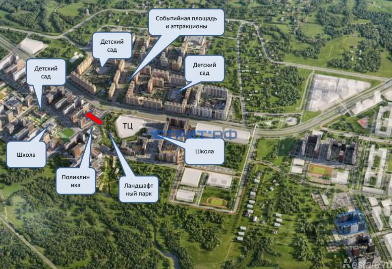 Продажа торгового помещения Мисайлово д, Пригородное (Пригород Лесное мкр) ш,  д. 22