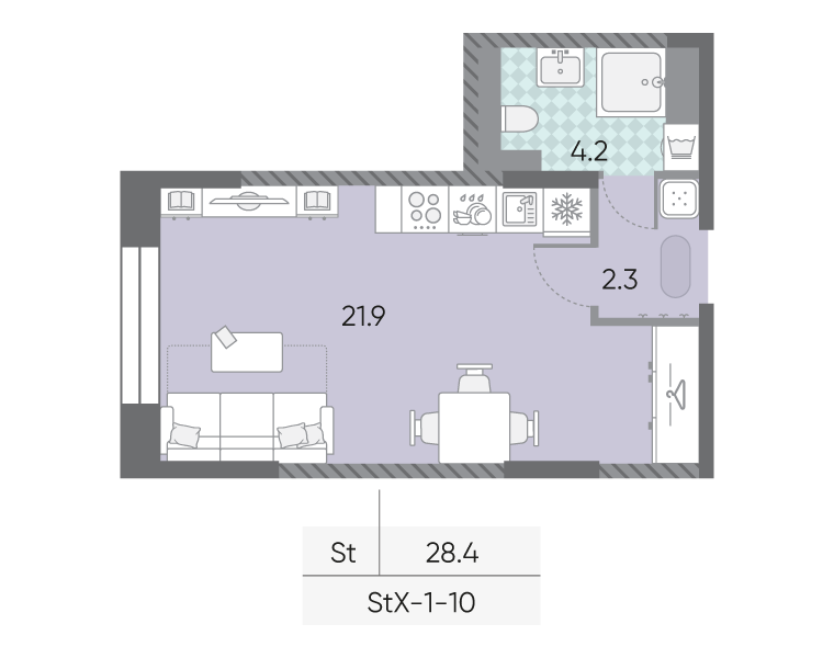 Продажа студии Марка Шагала набережная, д.1к2