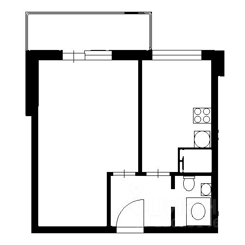 1-комн квартира проспект Маршала Блюхера, 8к1