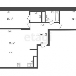Продажа 2-комн квартиры на вторичном рынке Апрелевка, ул Жасминовая,  д. 5