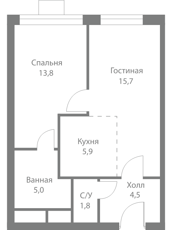 Продажа 1-комн квартиры в новостройке Москва г., Сколковское ш.,  к. 4