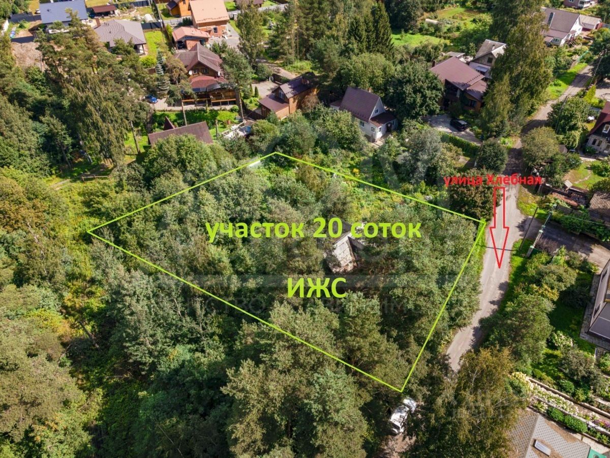 Продажа земли пос. Сосново, улица Хлебная
