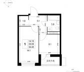 Продать Квартиры в новостройке Красково п., Лорха ул.   1