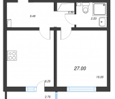 Продать Квартиры в новостройке Санкт-Петербург г., Муринская дор.   29.7