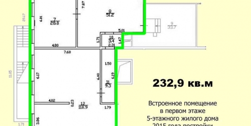 Помещение свободного назначения Никитинская 1-я ул,  д. 30