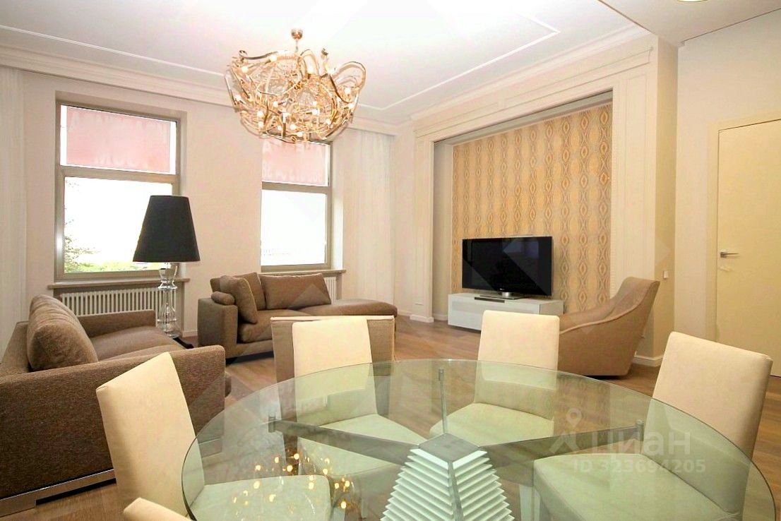 Аренда 4-комн квартиры на вторичном рынке Якиманский переулок, 6