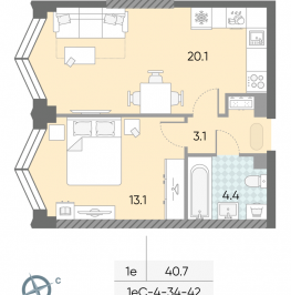 Продажа 1-комн квартиры в новостройке Автозаводская площадь, д.вл.23 Продажа 1-комн квартиры в новостройке Автозаводская площадь, д.вл.23