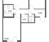 Продать Квартиры в новостройке Стрельна п., Будённого пр-кт   4.3
