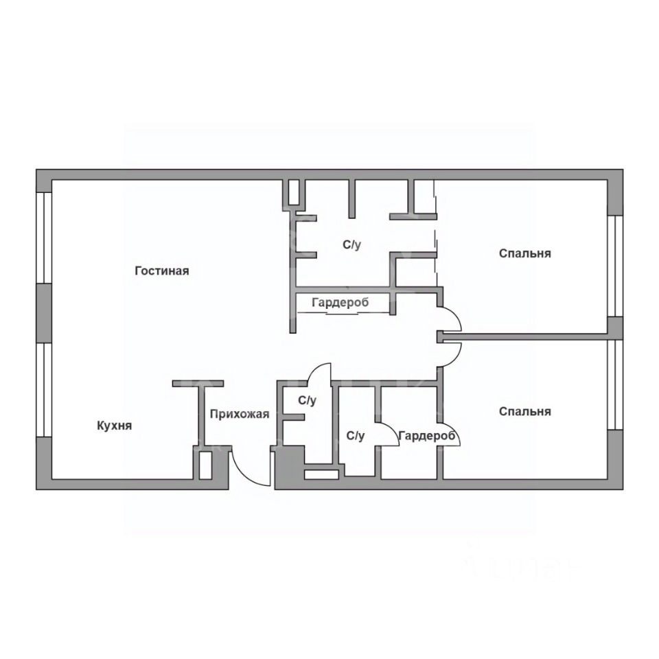 Продажа 3-комн квартиры на вторичном рынке Садовническая улица, 29