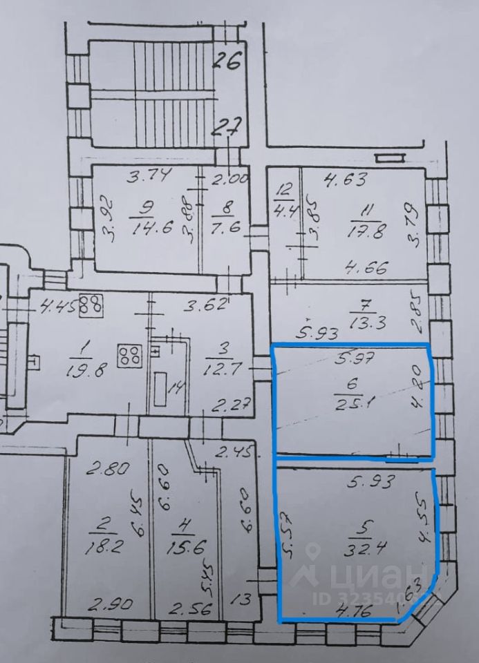 Продажа комнаты Гороховая улица, 34