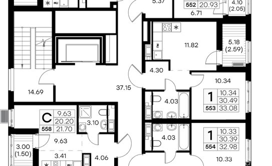 Продажа 3-комн квартиры на вторичном рынке ул Шкапина,  д. 13