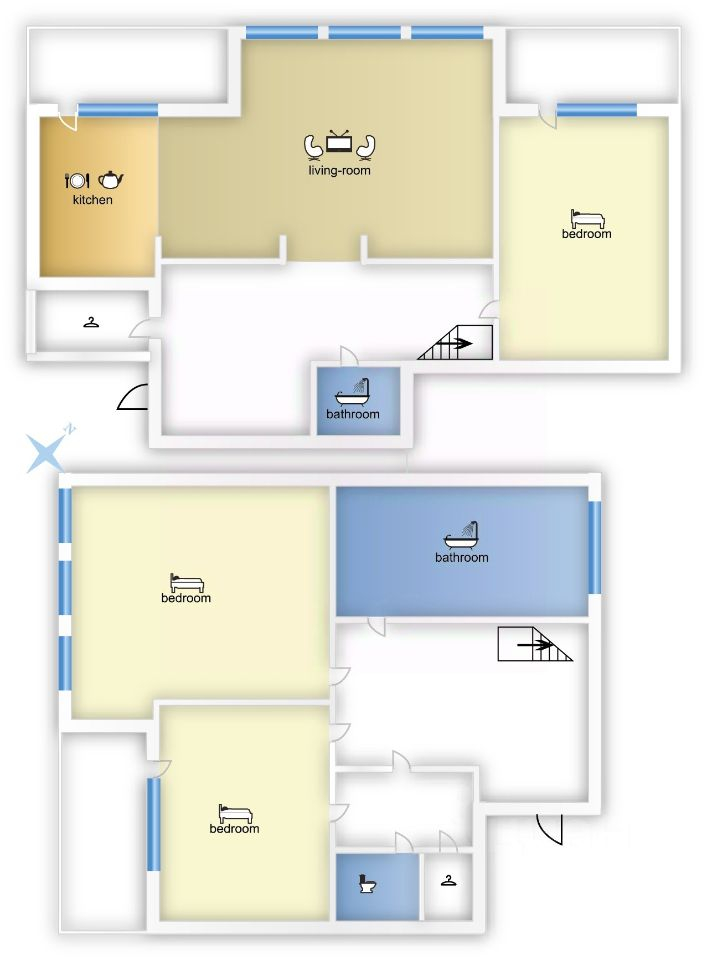 Аренда 4-комн квартиры на вторичном рынке улица Образцова,  д. 3