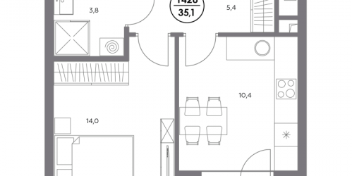 1-комн квартира Москва г., Шоссейная ул.,  к. 1.3
