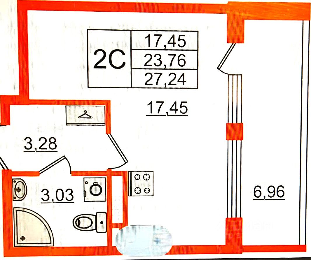 Аренда студии пос. Стрельна, проспект Буденного, 22