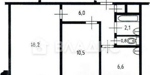 2-комн квартира ул Челюскинская,  д. 6,  к. 2