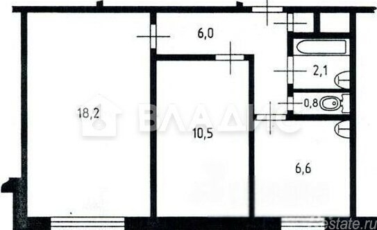 Продажа 2-комн квартиры на вторичном рынке ул Челюскинская,  д. 6,  к. 2