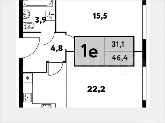 Продажа 1-комн квартиры в новостройке Фестивальная улица,  д. 15 к3