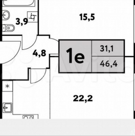 Продажа 1-комн квартиры в новостройке Фестивальная улица,  д. 15 к3