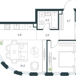 Продажа 1-комн квартиры в новостройке Москва г., Перовское ш.,  к. 5