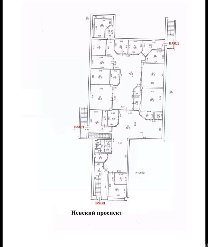 Аренда ПСН Невский пр-кт,  д. 137