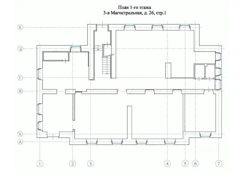 Продажа офиса Магистральная 3-я ул,  д. 26 с1