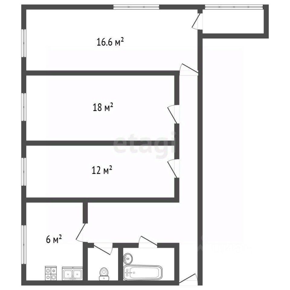 Продажа 3-комн квартиры на вторичном рынке Павловск, улица Горная, 14