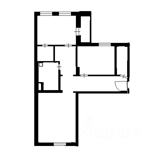 Продажа 2-комн квартиры на вторичном рынке Исполкомская улица, 17