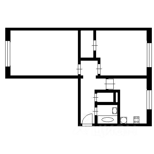 2-комн квартира проспект Александровской фермы, 9