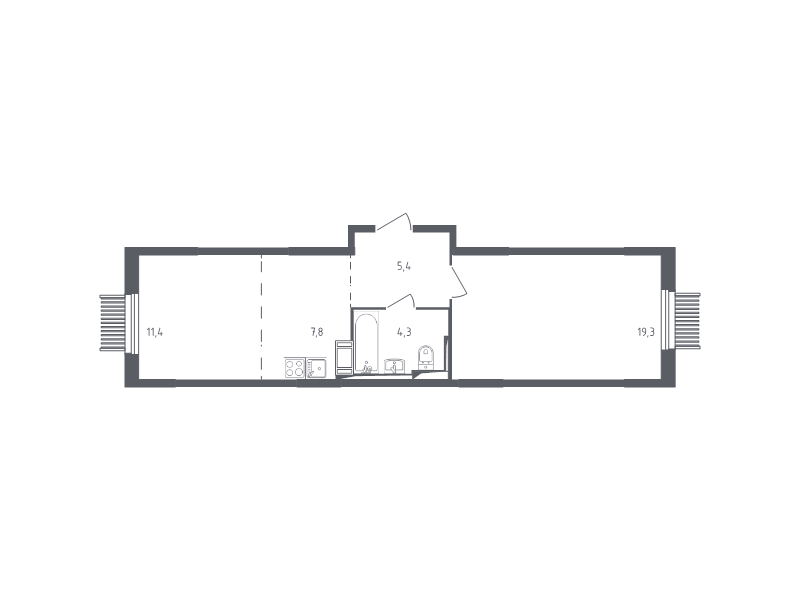 Продажа 1-комн квартиры в новостройке Мытищи г., 1-й Стрелковый пер.,  к. 4.1