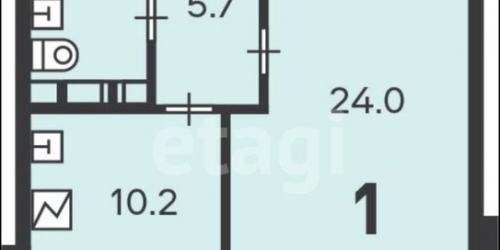 1-комн квартира Севастопольский пр-кт,  д. 28,  к. 9