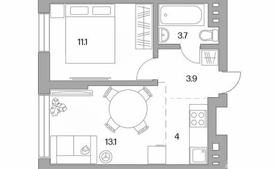 Продажа 2-комн квартиры на вторичном рынке Болшево, ул Гоголя,  д. 1/4