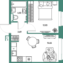 Продажа 1-комн квартиры в новостройке Мытищи г., Комарова ул., к. Дом Перов Продажа 1-комн квартиры в новостройке Мытищи г., Комарова ул., к. Дом Перов