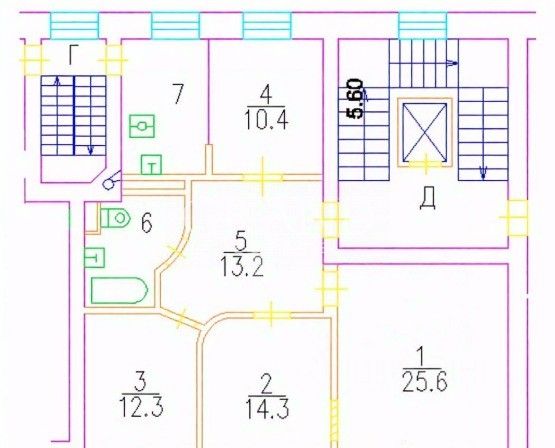 Продажа 3-комн квартиры на вторичном рынке улица Новый Арбат, 30/9