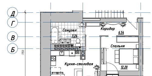 1-комн квартира Урюпин переулок,  д. 2/6,  к. лит А