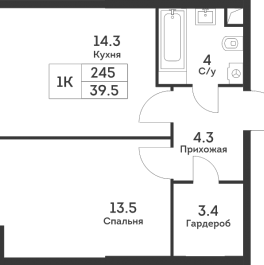 Продажа 1-комн квартиры в новостройке Москва г., Обручева ул.,  к. 4