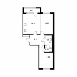 Продажа 2-комн квартиры в новостройке Колпино г., Загородная ул.,  к. A