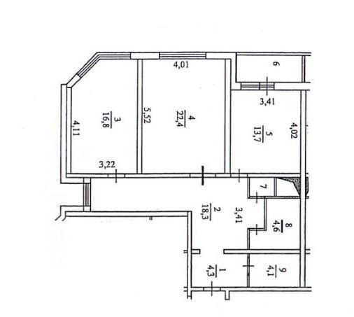 Продажа 2-комн квартиры на вторичном рынке Химки, улица Горшина, 8