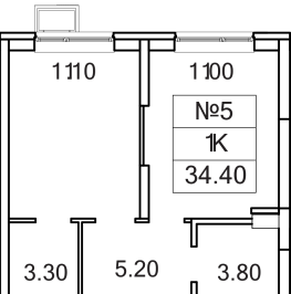 Продажа 1-комн квартиры в новостройке Сапроново д., Калиновая ул.,  к. 3