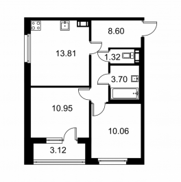 Продажа 2-комн квартиры в новостройке Колпино г., Загородная ул., к. D Продажа 2-комн квартиры в новостройке Колпино г., Загородная ул., к. D
