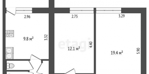 2-комн квартира ул Армавирская,  д. 4,  к. 2