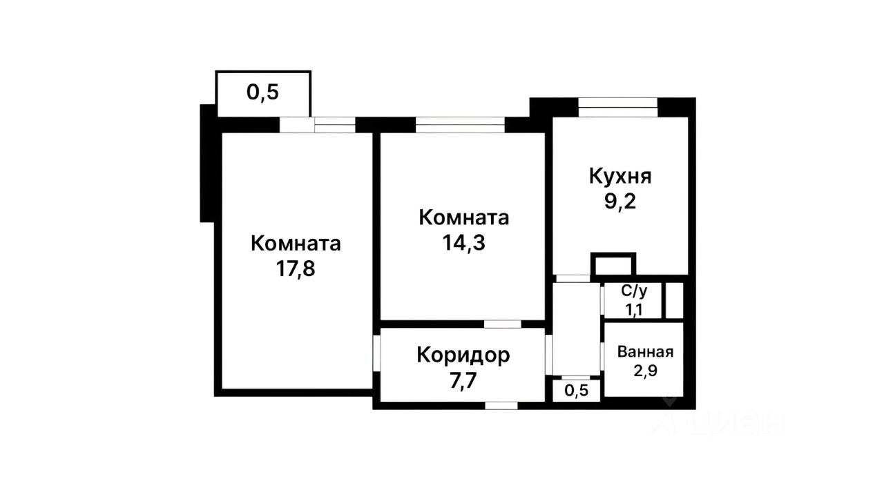 Продажа 2-комн квартиры на вторичном рынке Батайский проезд, 65