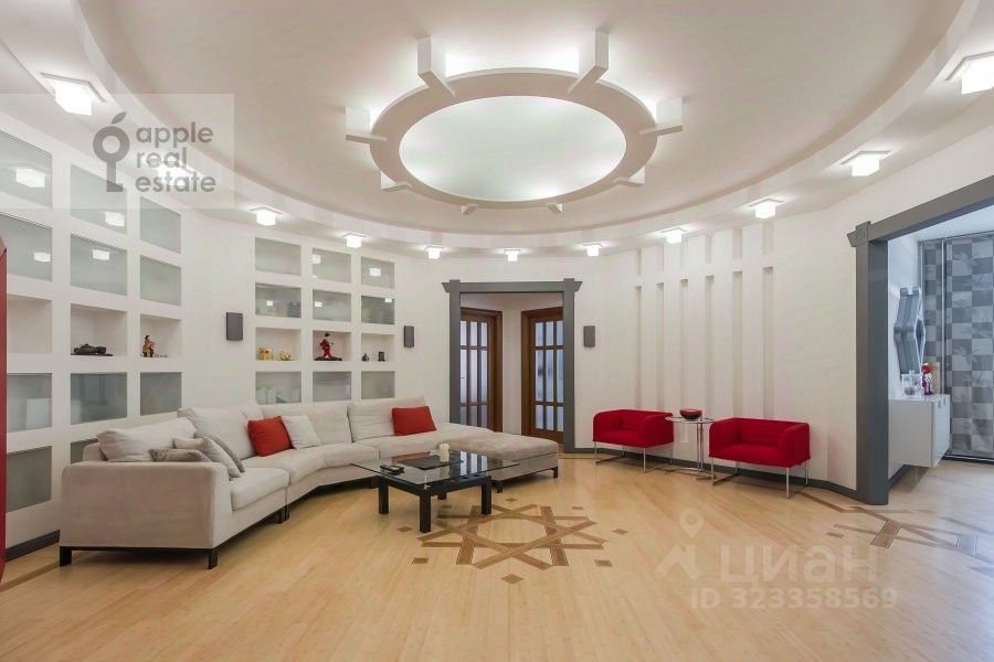 Аренда 3-комн квартиры на вторичном рынке 1-й Смоленский переулок, 17