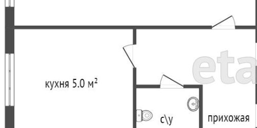 3-комн квартира улица Седова, 72